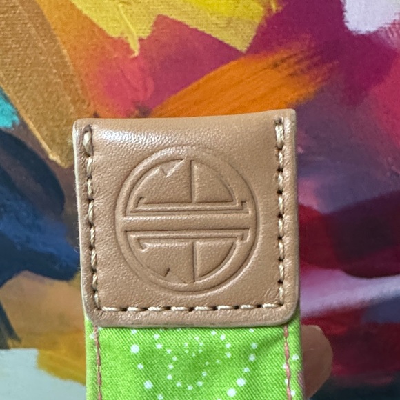 Lilly Pulitzer Green and Pink Belt 40" - Picture 4 of 8